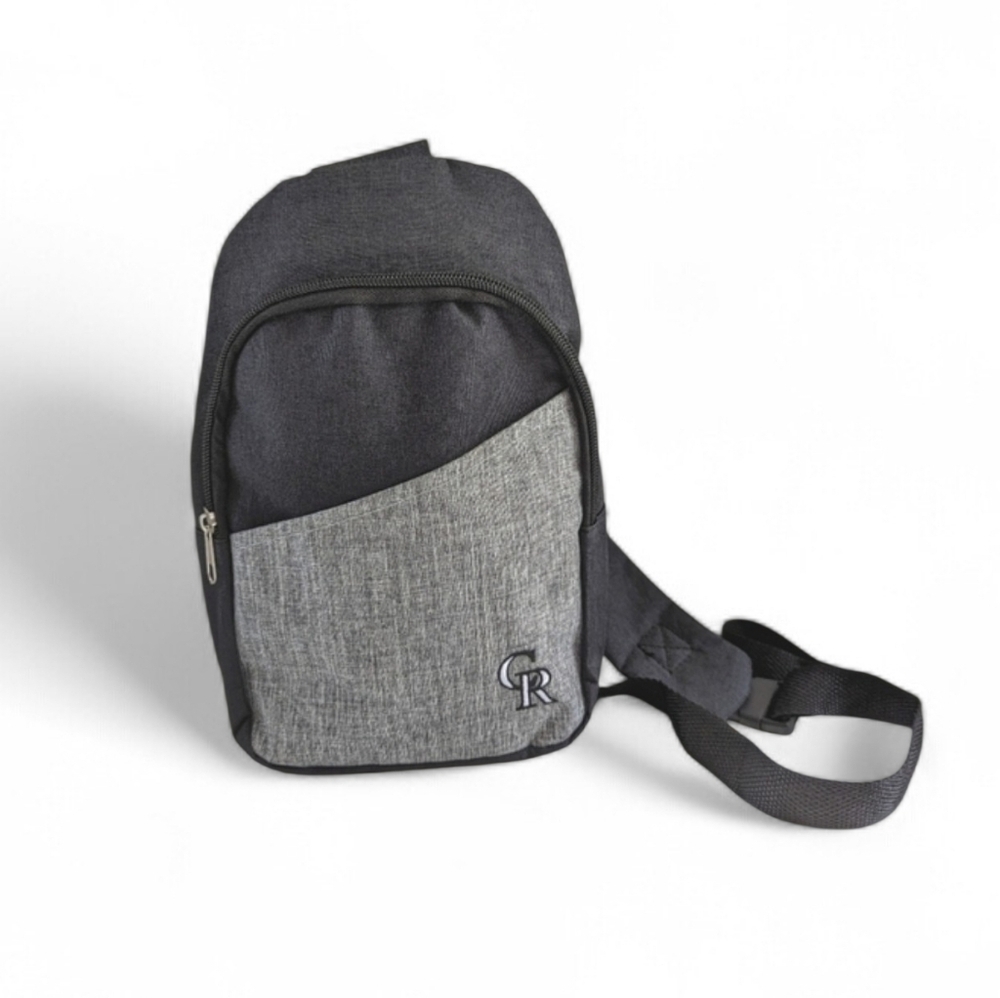 Colorodo Rockies Baseball Buckle Sling Bag in Black and Gray NWOT - Picture 8 of 8